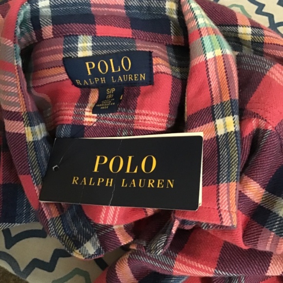 😎Polo Ralph Lauren,NWT, size 8, soft cotton, 2 front pockets - Picture 4 of 4